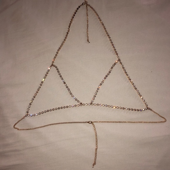 Jewelry - NWOT RHINESTONE BODYCHAIN